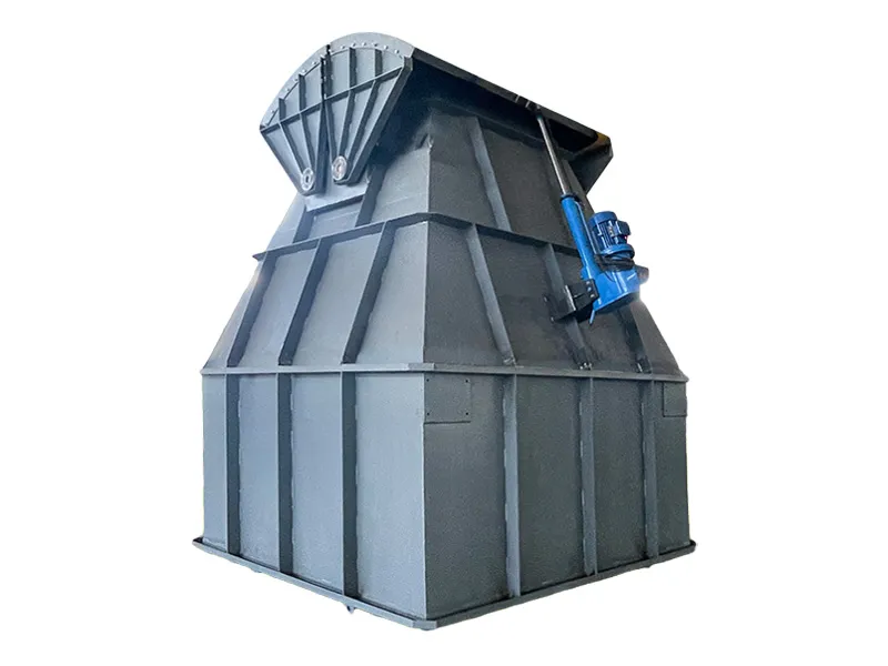 压滤机泥饼储泥斗-压滤机选配装置实拍图