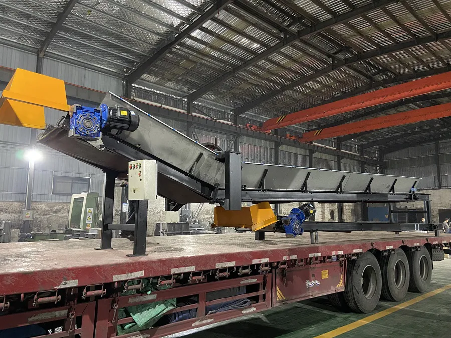 压滤机皮带输送机实拍图