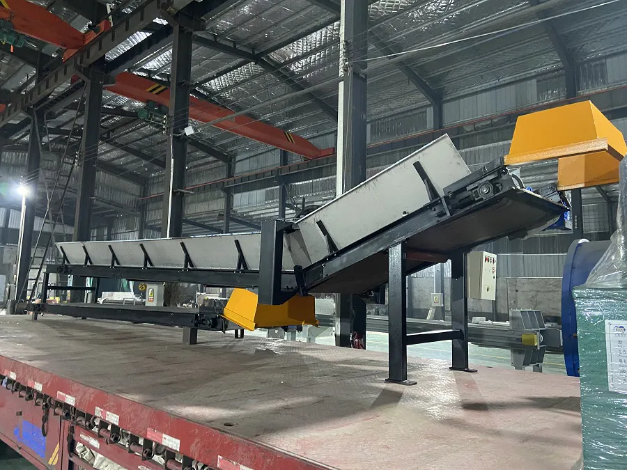 压滤机皮带输送机实拍图