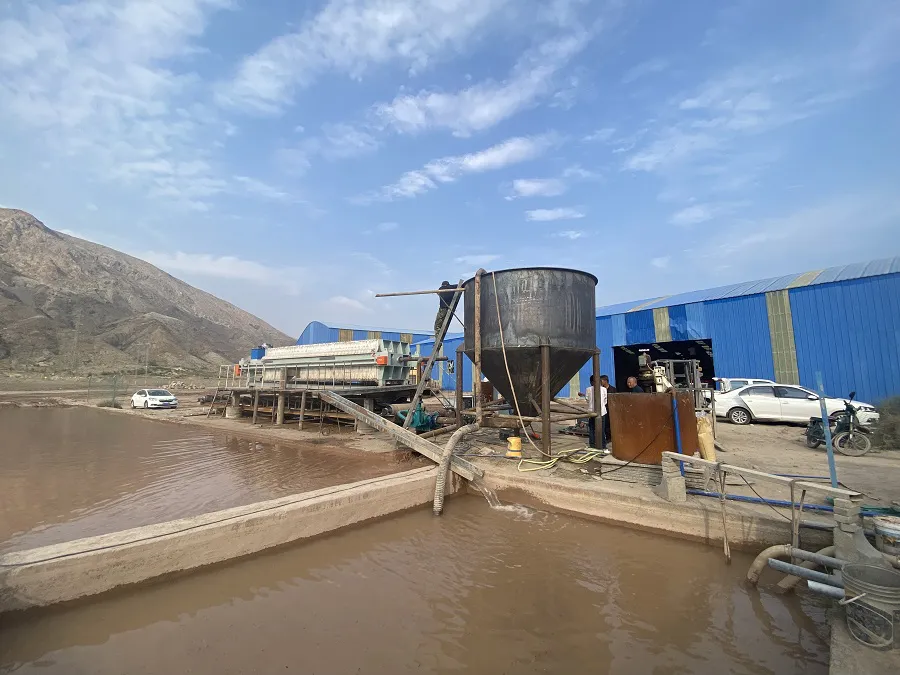 洗砂污泥压滤机处理洗沙场含泥废水处理现场
